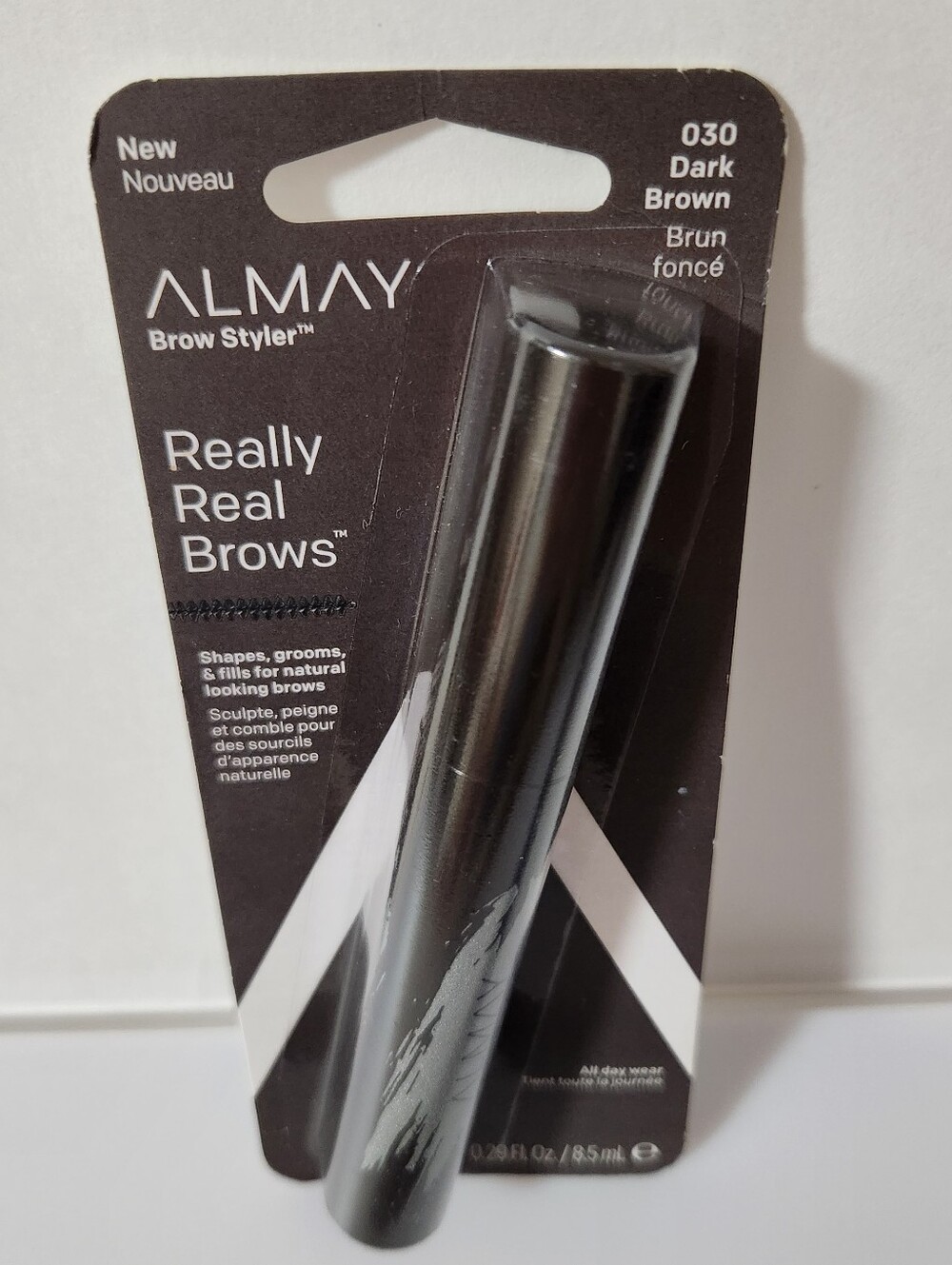#030 Dark Brown Almay Brow Styler Really Real Brows Mascara